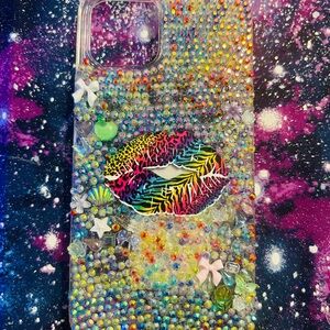 Colorful Rhinestone I-Phone Case 12/12Pro